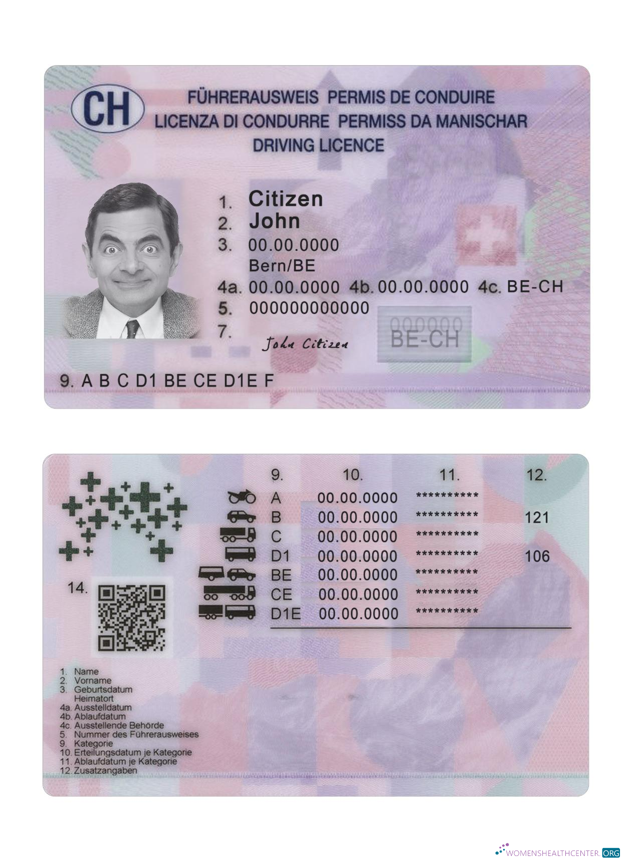 download Switzerland driving license 2023 present
